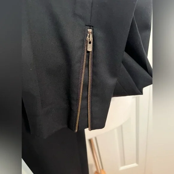 Stella McCartney Vivian Skinny Zip Black Pants Size Italian 40, US 4-6 - Picture 6 of 15
